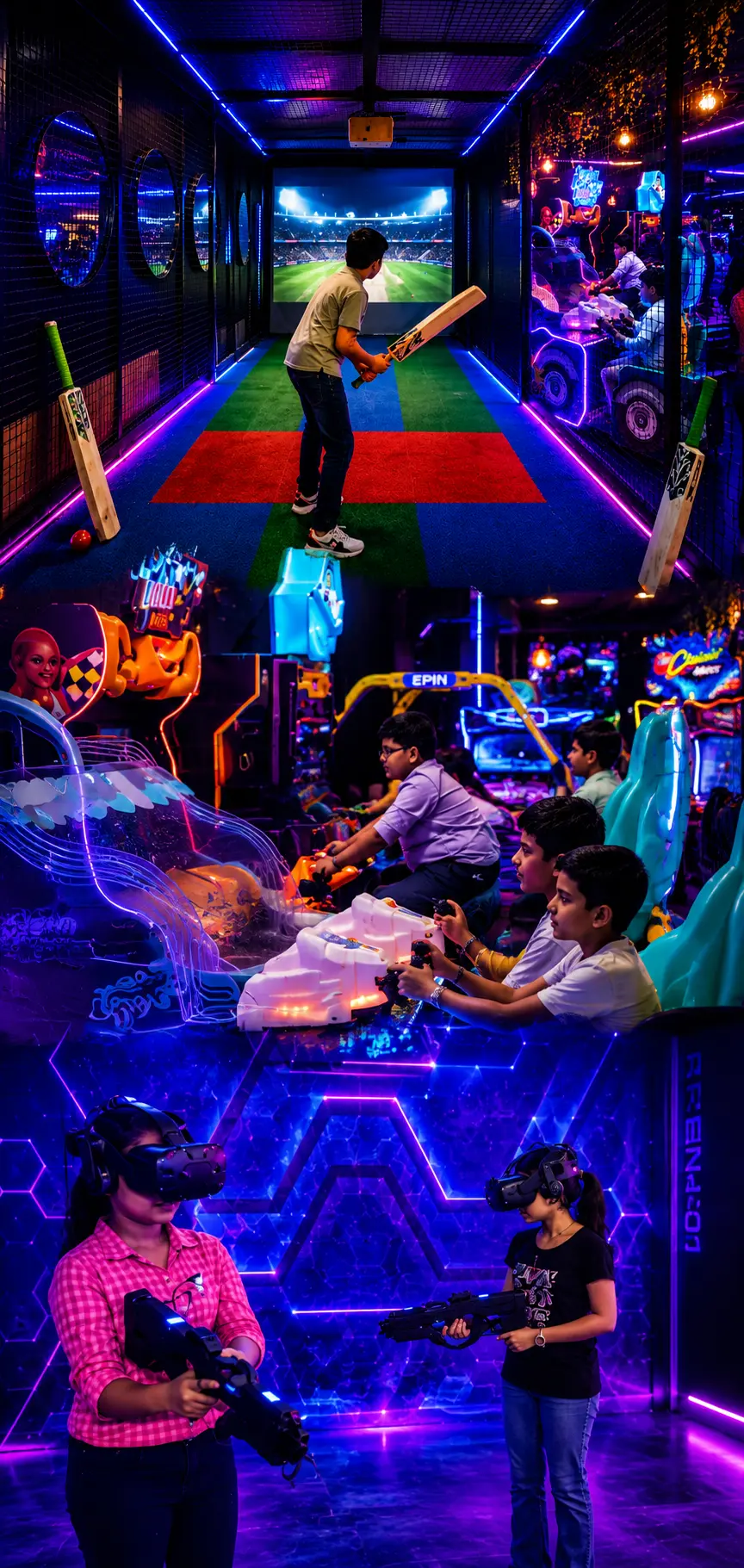 Kids Group Offer — arcade, cricket and VR for children aged 5 to 15 at Game Xtreme Hyderabad